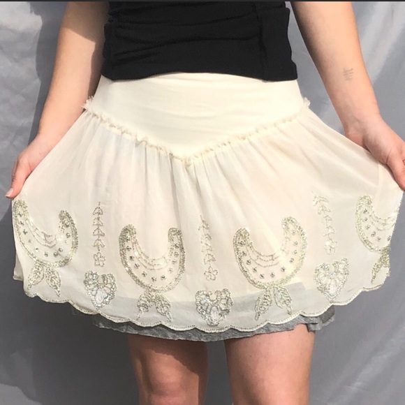 Free People bead Skirt - Picture 9 of 10